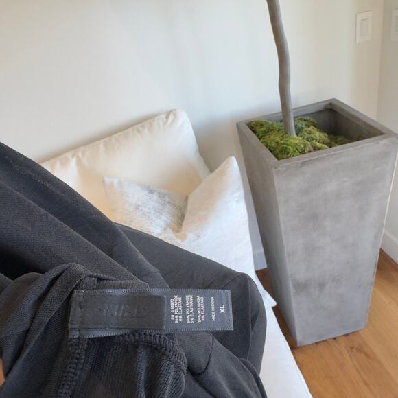 Skims Summer Mesh long Sleeve Dress Onyx Size XL - Picture 4 of 6